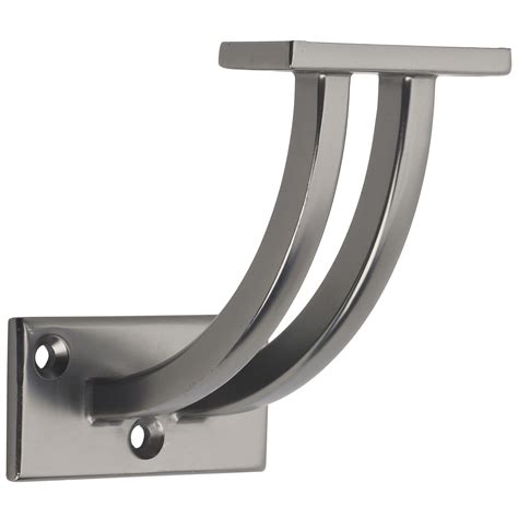 metal wall mounted handrail bracket|stair handrail brackets b&q.